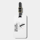 Es gibt jede Minute einen Saucker Geboren Gepäckanhänger (Vorderseite vertikal)