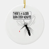 Es gibt jede Minute einen Saucker Geboren Keramik Ornament (Vorne)