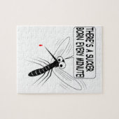 Es gibt jede Minute einen Saucker Geboren Puzzle (Horizontal)