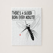 Es gibt jede Minute einen Saucker Geboren Puzzle (Vertikal)