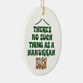Es gibt kein Chanukka Bush Keramik Ornament (Rechts)
