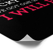 Es gibt kein Manifesto Poster mehr großer schwarze (Ecke)