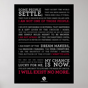 Es gibt kein Manifesto Poster mehr großer schwarze