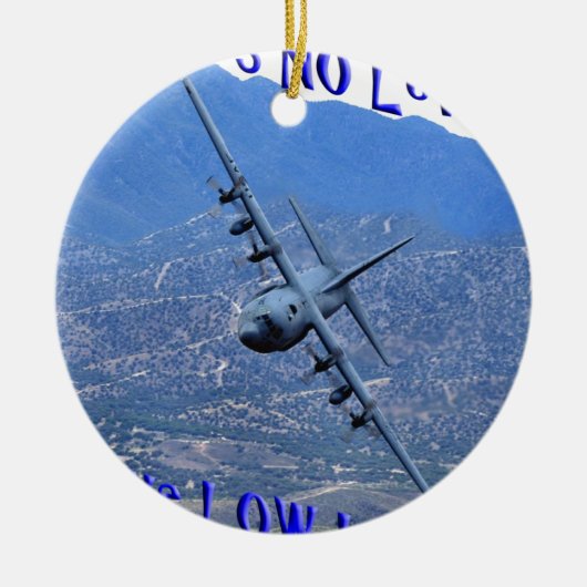 ES GIBT KEIN NIVEAU WIE NIEDRIGER STAND KERAMIKORNAMENT (Vorne)