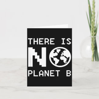 Es gibt kein Planet B Bewusstsein Umweltaktivismus Karte