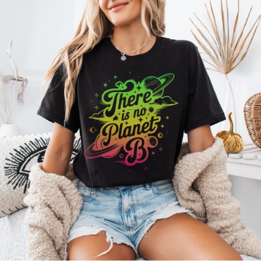 Es gibt kein Planet-B-Klimaschutzbewusstsein Tri-Blend Shirt