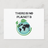Es gibt kein Planet-B-Umweltbewusstsein Postkarte (Vorderseite)