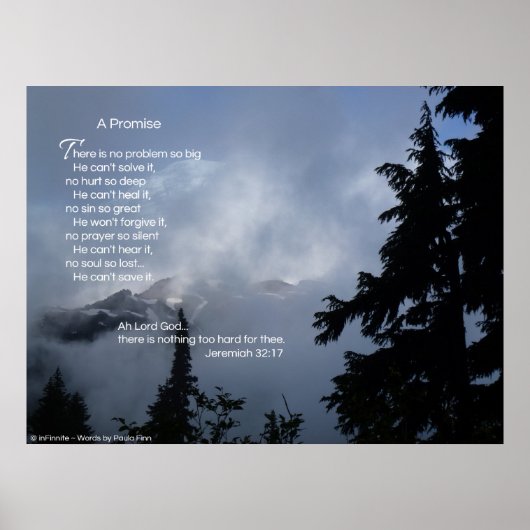 Es gibt kein Problem...inspirierendes Poster (Vorne)