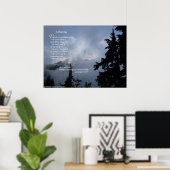 Es gibt kein Problem...inspirierendes Poster (Heimbüro)