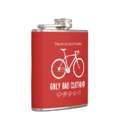 Es gibt kein schlechtes Wetter, nur schlechte Klei Flachmann (Rechts)