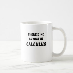 Es gibt kein Schreien im Kalkül Kaffeetasse