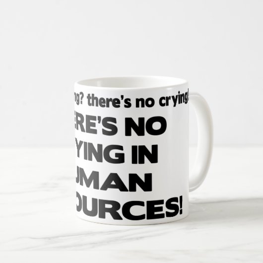 Es gibt kein Schreien im Personal Kaffeetasse (VorderseiteRechts)