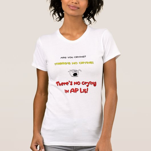 Es gibt kein Schreien in AP-Lit T-Shirt (Vorderseite)