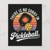 Es gibt kein Sorry im Pickleball Flyer (Hinten)