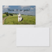 "Es GIBT kein Tor!" Visitenkarte-Schablone Visitenkarte (Vorne/Hinten)