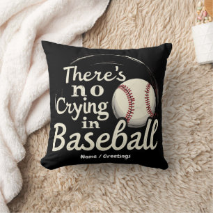 Es gibt kein Weinen im Baseball Ein lustiger Spiel Kissen