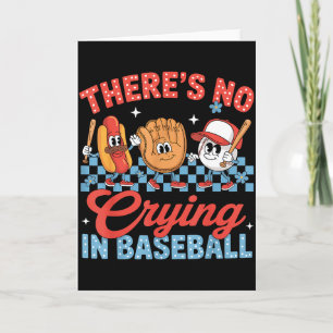 Es gibt kein Weinen im Baseball lustiger Spieltag  Karte