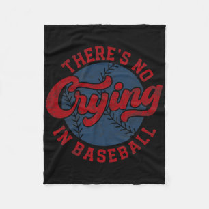 Es gibt kein Weinen in der Baseball Funny Game Day Fleecedecke