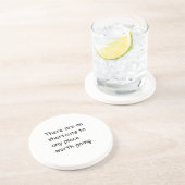 Es gibt keine Abkürzungen Getränkeuntersetzer (Seite)