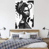 Es gibt keine Ausnahmen für Großzügigkeit Leinwanddruck (Insitu (Schlafzimmer))