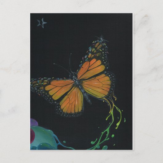 Es gibt keine bessere Zeit für den Start Postkarte (Vorderseite)