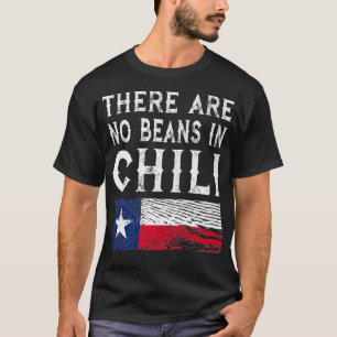 Es gibt keine Bohnen in Chili Tees Flag Premium