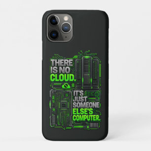 Es gibt keine Cloud Lustiger SysAdmin iPhone Case