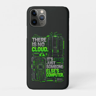 Es gibt keine Cloud Lustiger SysAdmin iPhone Case