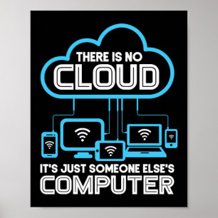 Es gibt keine Cloud-Programmierung Poster