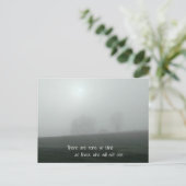 Es gibt keine, die so blind sind, wie die, die es  postkarte (Stehend Vorderseite)