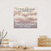 Es gibt keine Entschuldigung für Missbrauchspopste Poster (Küche)