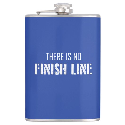 Es gibt keine finale Linie Flachmann (Vorderseite)