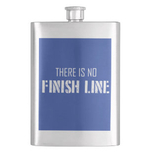 Es gibt keine finale Linie Flachmann