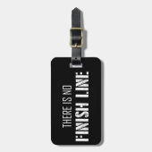 Es gibt keine finale Linie Gepäckanhänger (Vorderseite vertikal)