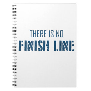 Es gibt keine finale Linie Notizblock