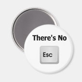 Es gibt keine Flucht Magnet (Vorderseite/Rückseite)