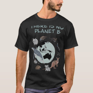 Es gibt keine gefährdeten Tiere des Planeten B in  T-Shirt