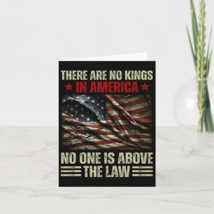 Es gibt keine Könige in Amerika, niemand ist über Karte