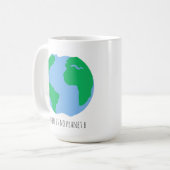 Es gibt keine Planet B - Earth Coffee Tasse (Vorderseite Links)