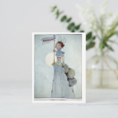 Es gibt keine rückwirkende Postkarte (Stehend Vorderseite)