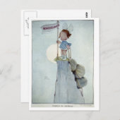 Es gibt keine rückwirkende Postkarte (Vorne/Hinten)