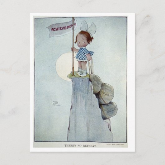 Es gibt keine rückwirkende Postkarte (Vorderseite)