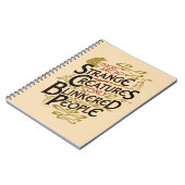 Es gibt keine seltsamen Kreaturen Notizblock (Linke Seite)