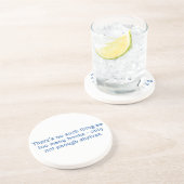 Es gibt keine solche Sache wie zu viele Bücher Getränkeuntersetzer (Seite)