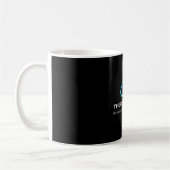 Es gibt keine Wolke. Funny Programmer-Geschenk Kaffeetasse (Links)