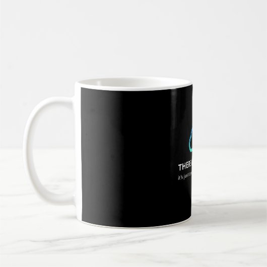 Es gibt keine Wolke. Funny Programmer-Geschenk Kaffeetasse (Links)