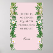 Es gibt keinen Charm, der der Herzneigung entspric Poster (Vorne)