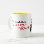 Es gibt keinen Ersatz für Land Rover Zweifarbige Tasse (Vorderseite Links)