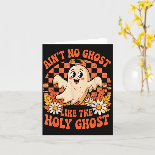 Es gibt keinen Geist wie den Heiligen Geist Christ Karte (Gelbe Blume)