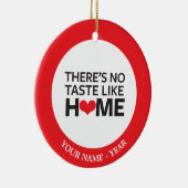 Es gibt keinen Geschmack wie Zuhause Keramikornament (Rechts)
